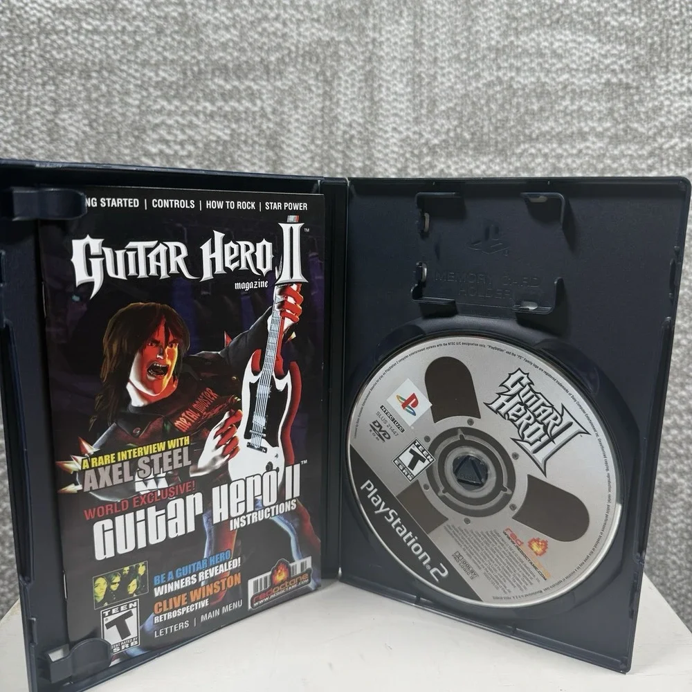 Guitar Hero 2 II PS2‎ PlayStation 2 Complete Tested Manual Case